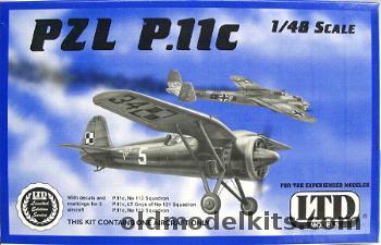LTD 1/48 PZL P-11c - The First Allied Kill of WWII By Lt. Gnys - (P11), 9803 plastic model kit